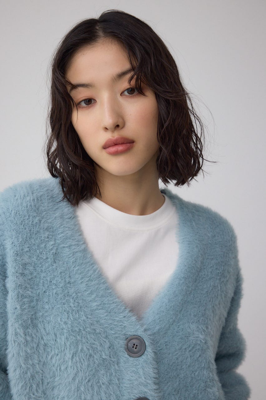 定価：45,100 rassvet モヘヤカーディガン 定価：45,100 rassvet モヘヤカーディガン モヘヤのレーシー