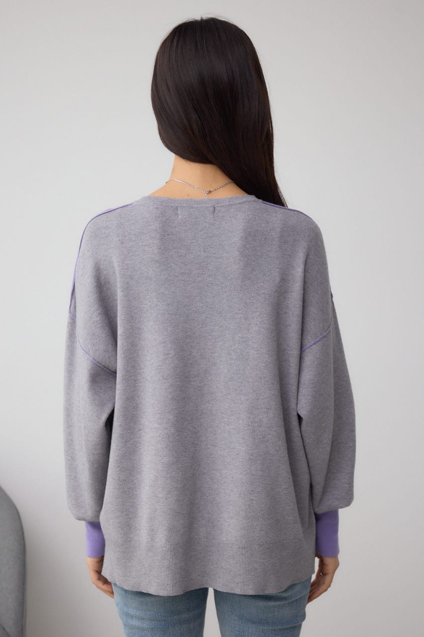 AZUL BY MOUSSY | バイカラーカフニット (ニット ) |SHEL'TTER