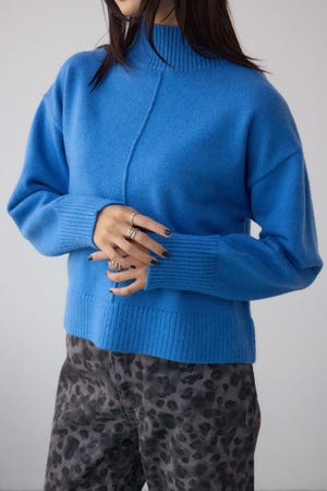 アソートカラーハイネックニットトップス