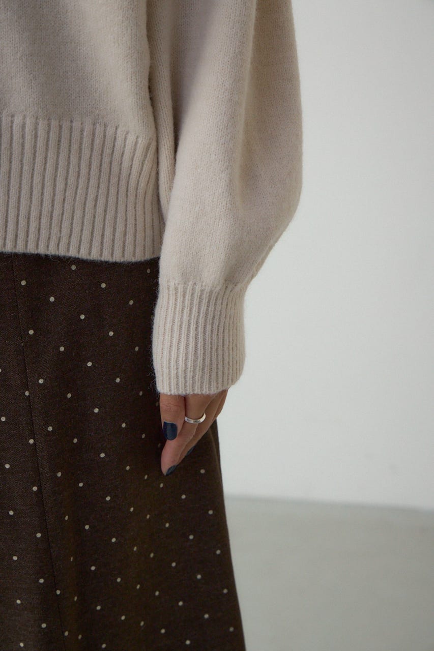 Vネックアソートカラーニットプルオーバー IVOY FREE