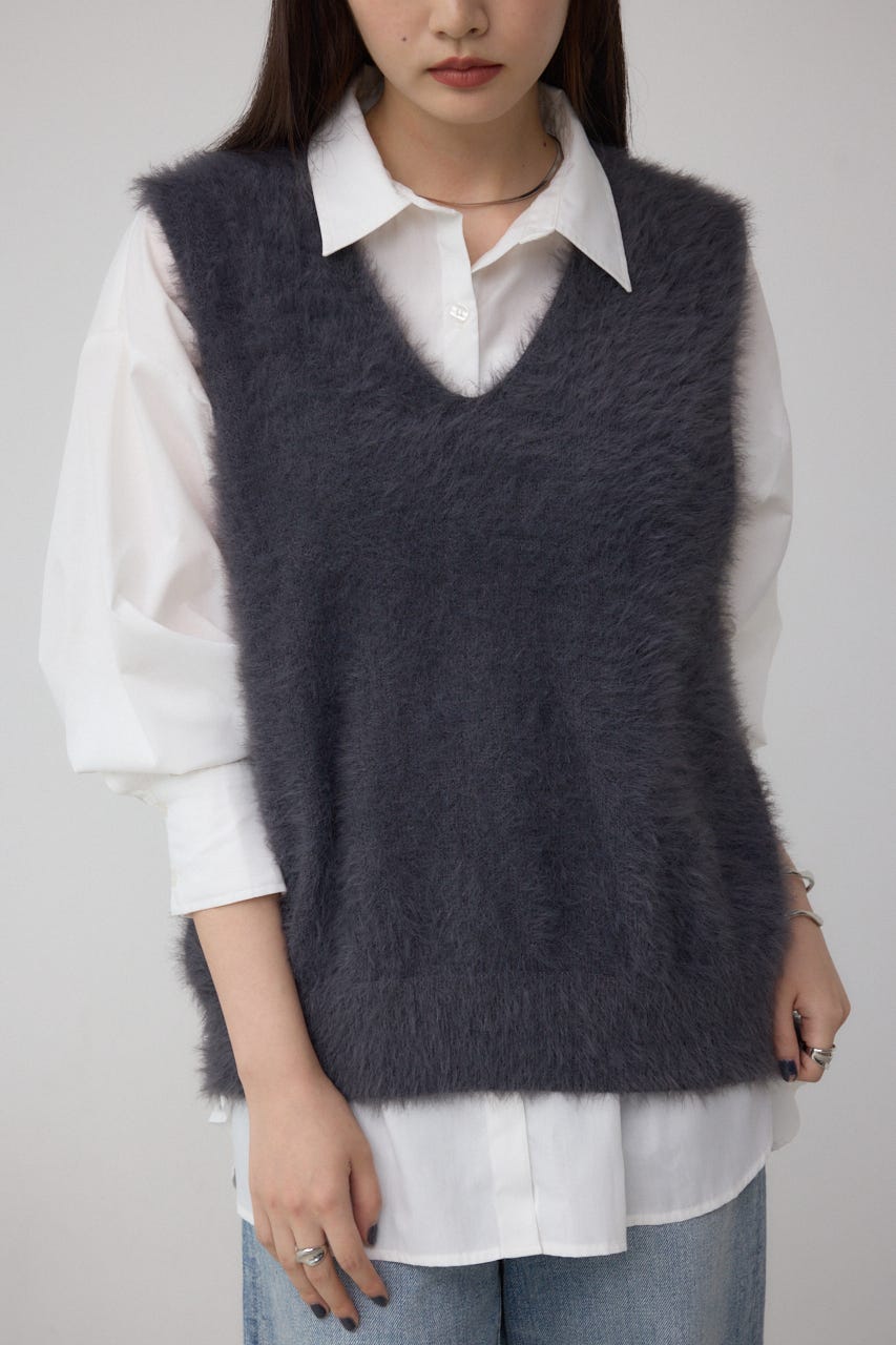 フルジップニットジャージ (Milkey Blue) ずとまよ Full Zip Knit Jersey (Milkey Blue) - ZUTOMAYO MART