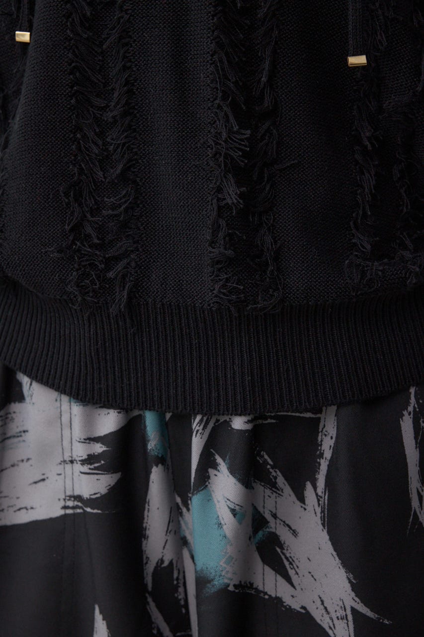 windowsen トップス RODEO CROWNS WIDE BOWL | (JS)襟付きZIP KNITトップス (ニット