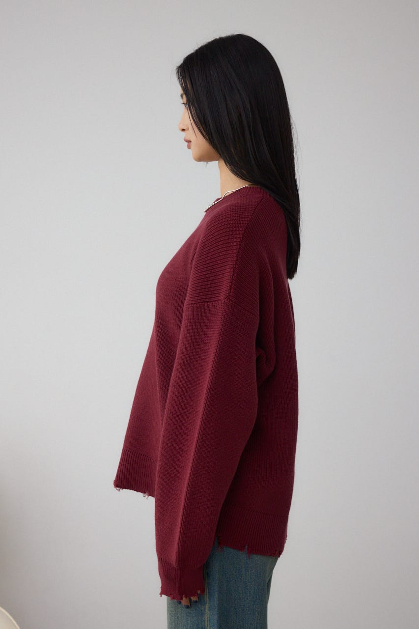 トップス bal AZUL BY MOUSSY | サイドZIPニットトップス (ニット ) |SHEL