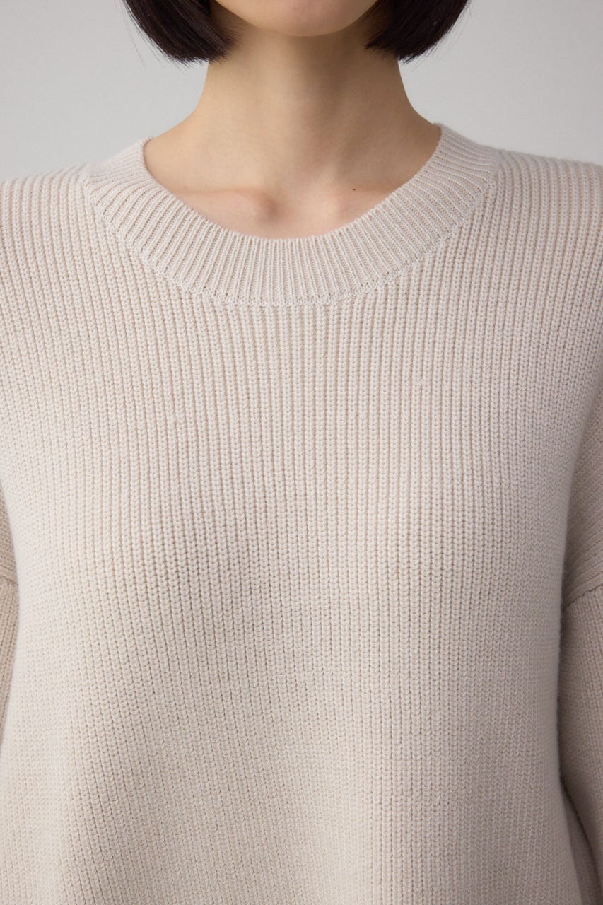 サイドZIPニットトップス IVOY FREE