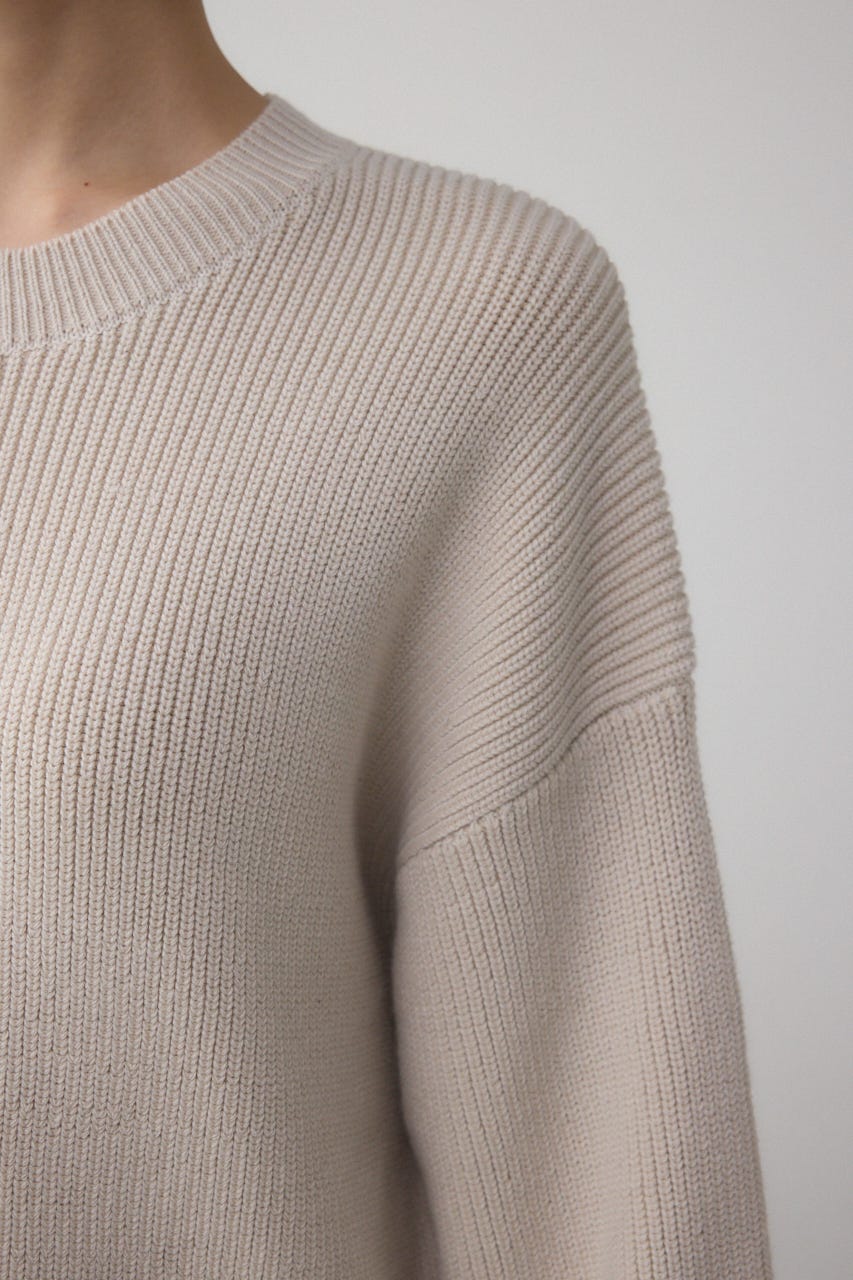 サイドZIPニットトップス IVOY FREE