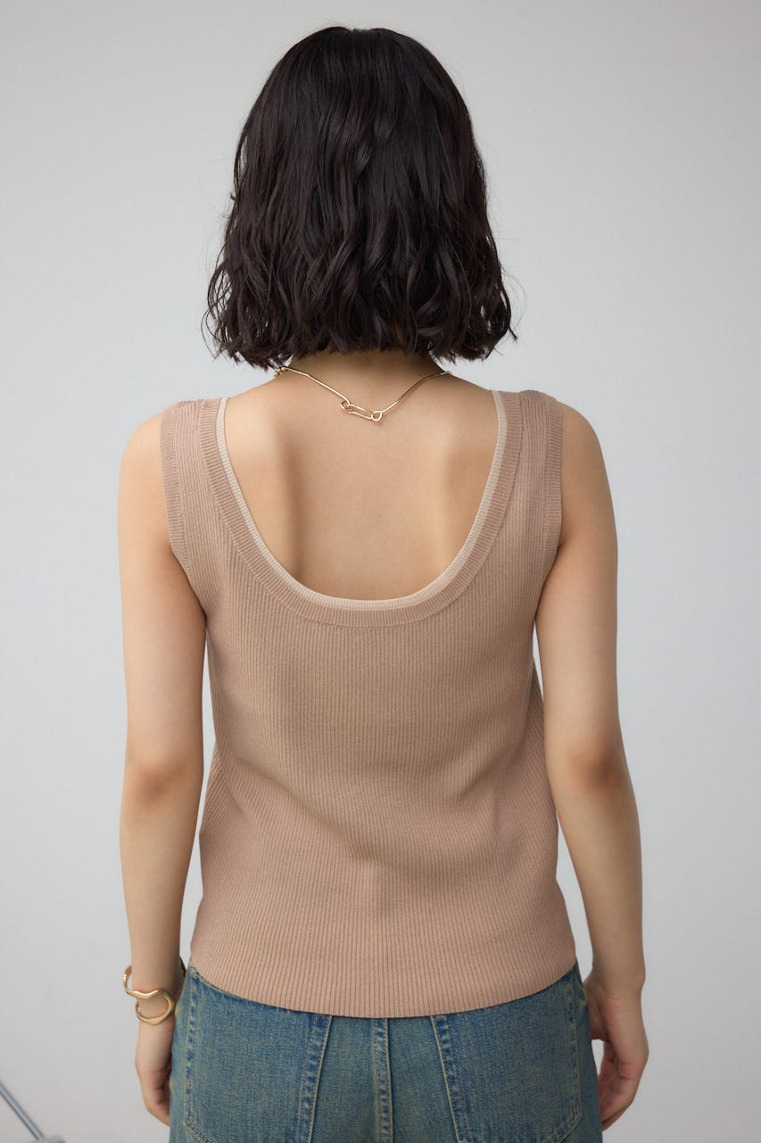 AZUL BY MOUSSY | 2WAYリブニットタンク (タンクトップ ) |SHEL