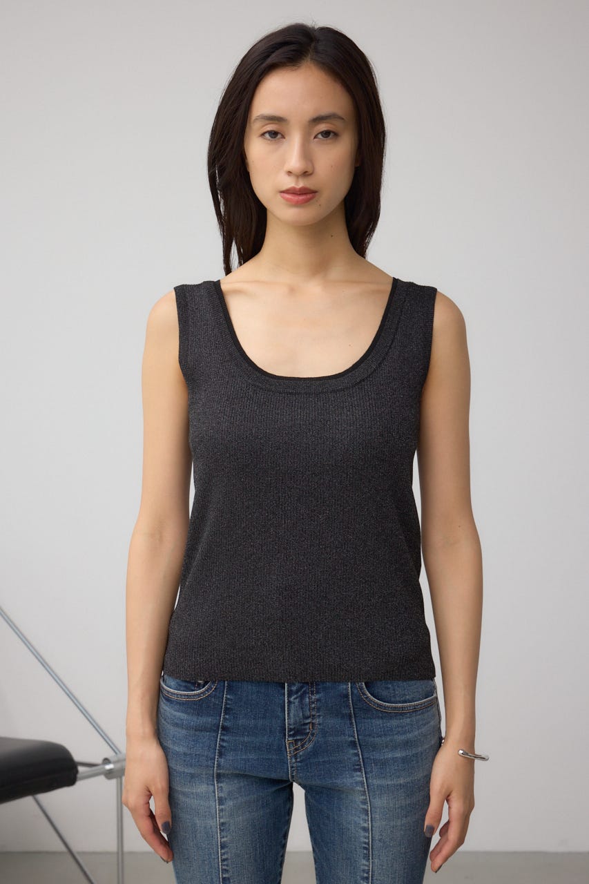 mal. リブニット　タンクトップ NICOLE CLUB｜リブニットタンクトップ | Rakuten Fashion(楽天