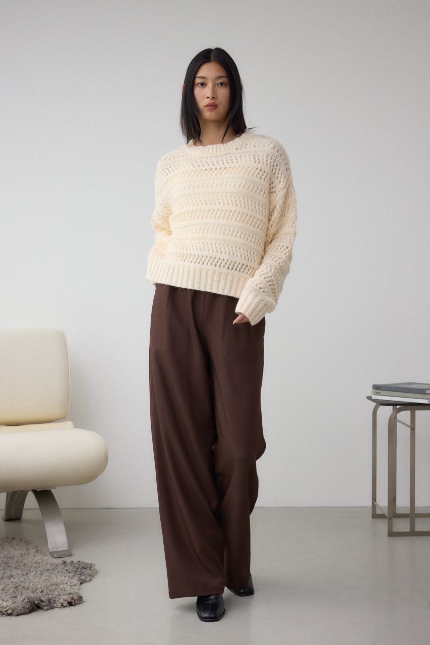 メッシュボーダーインナーセットニット IVOY FREE