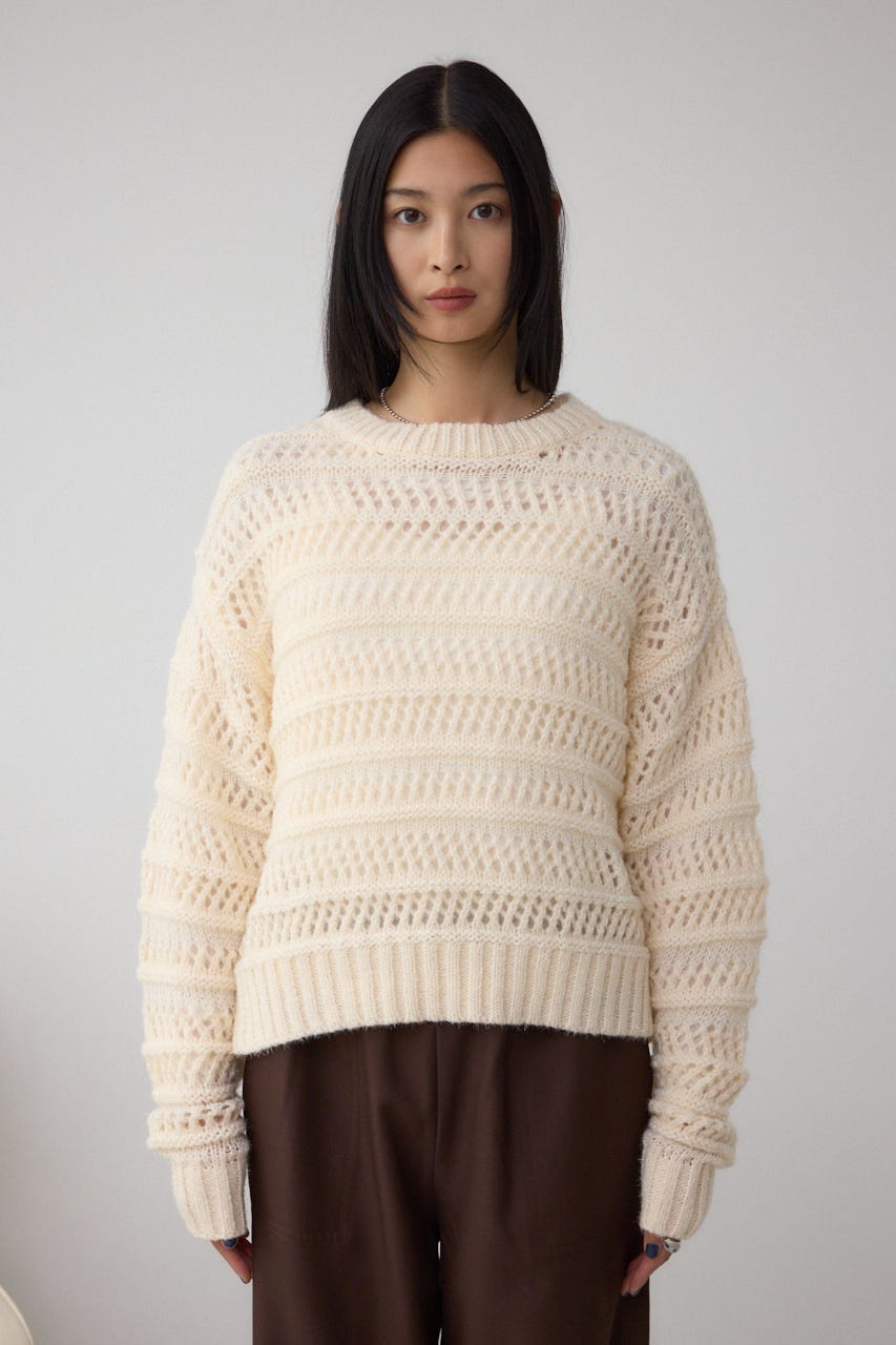 メッシュボーダーインナーセットニット IVOY FREE