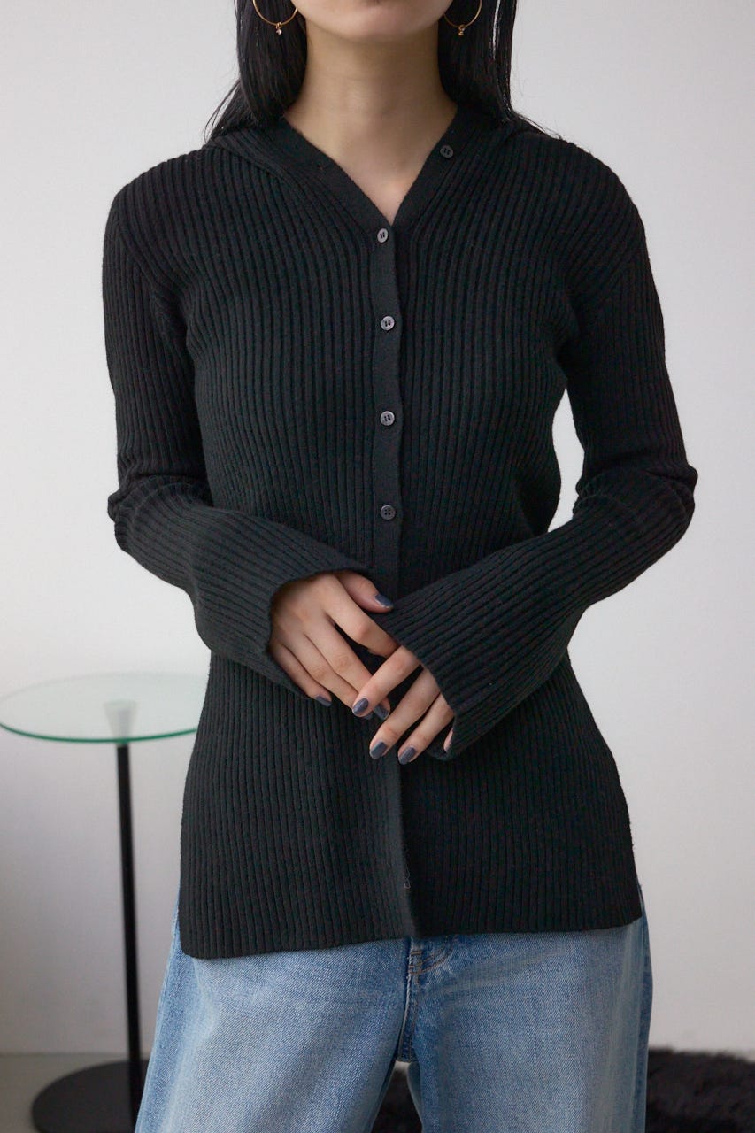 フーディーカーデ BLK FREE