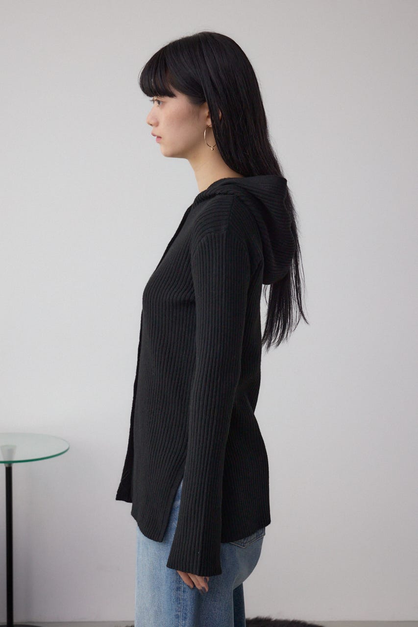 フーディーカーデ BLK FREE