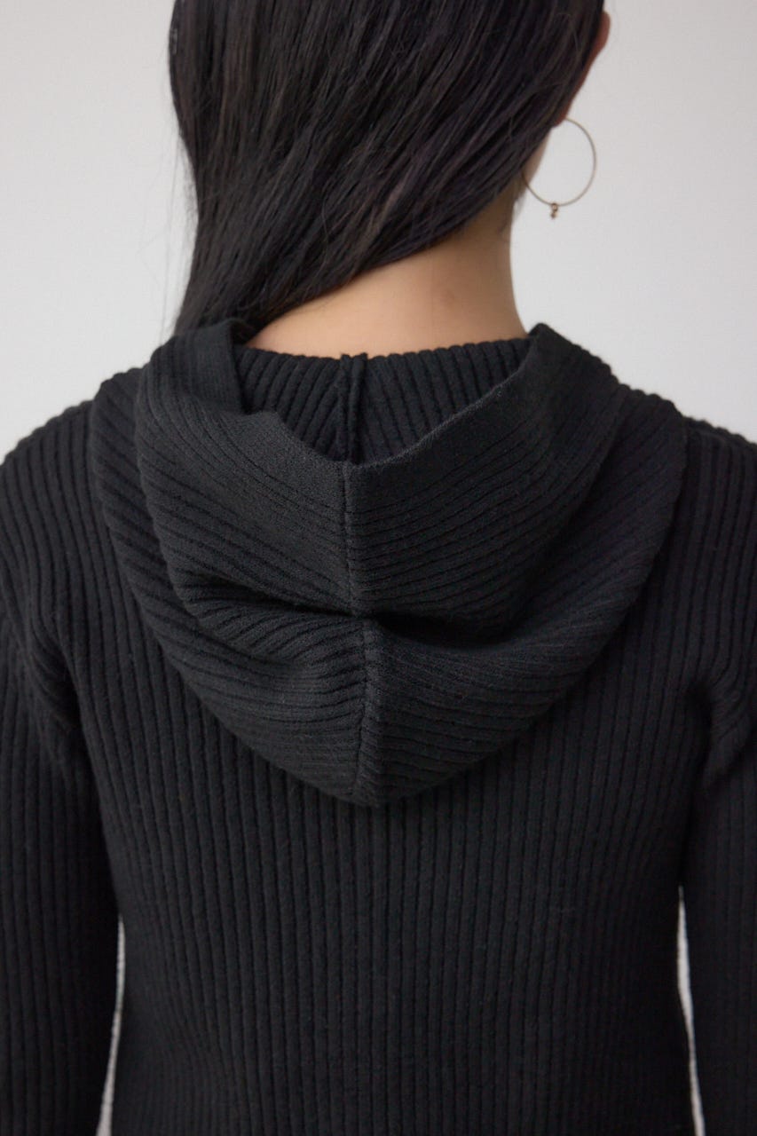 フーディーカーデ BLK FREE