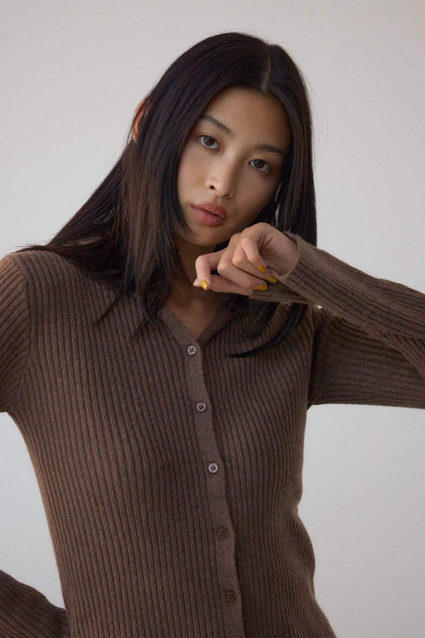 フーディーカーデ BRN FREE