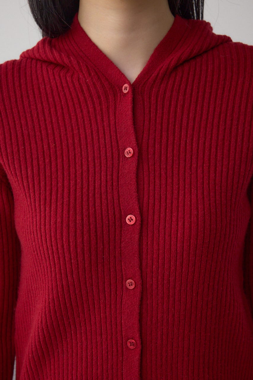 フーディーカーデ RED FREE