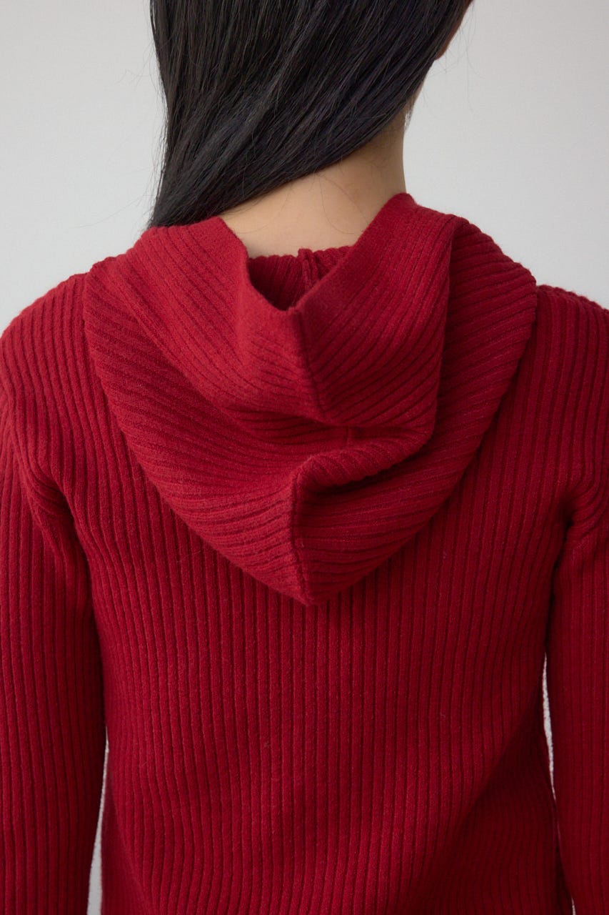 フーディーカーデ RED FREE