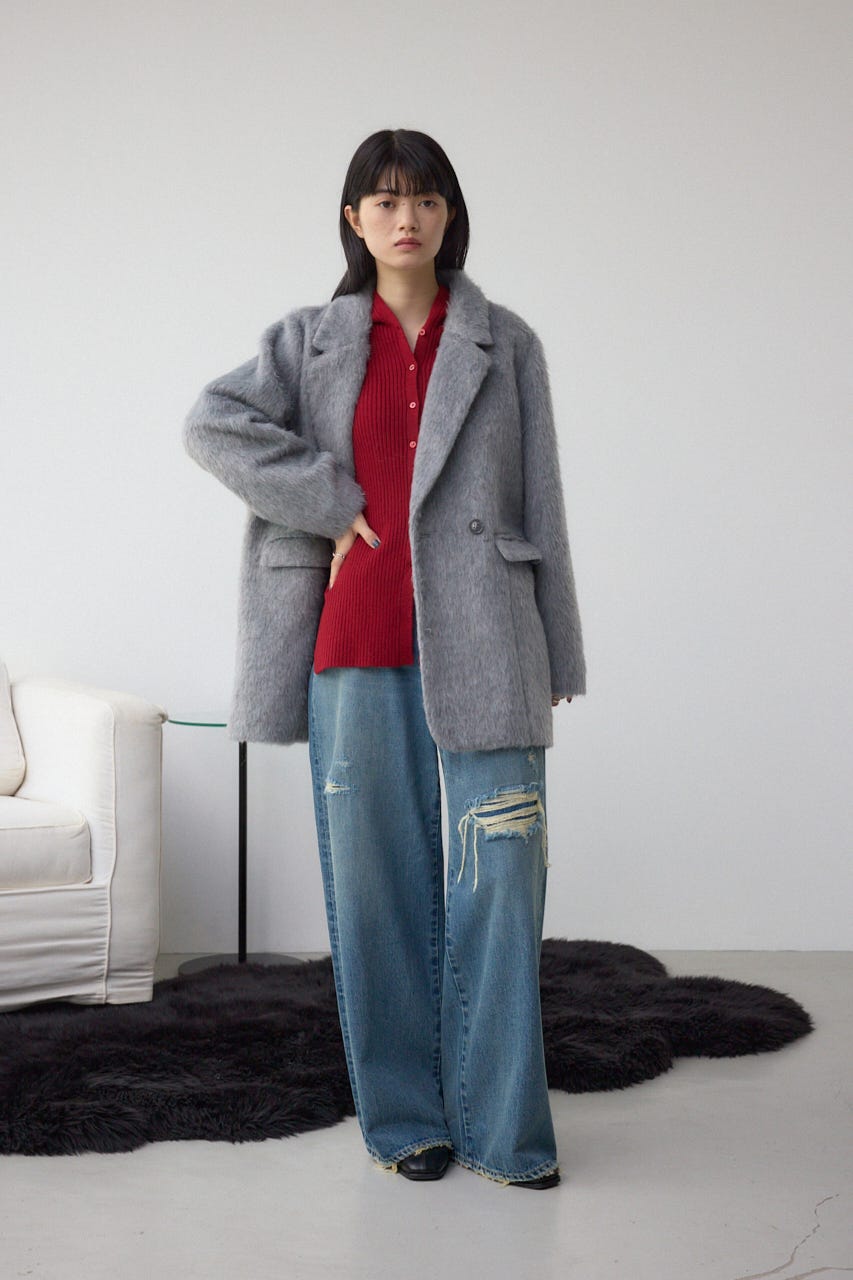 フーディーカーデ RED FREE