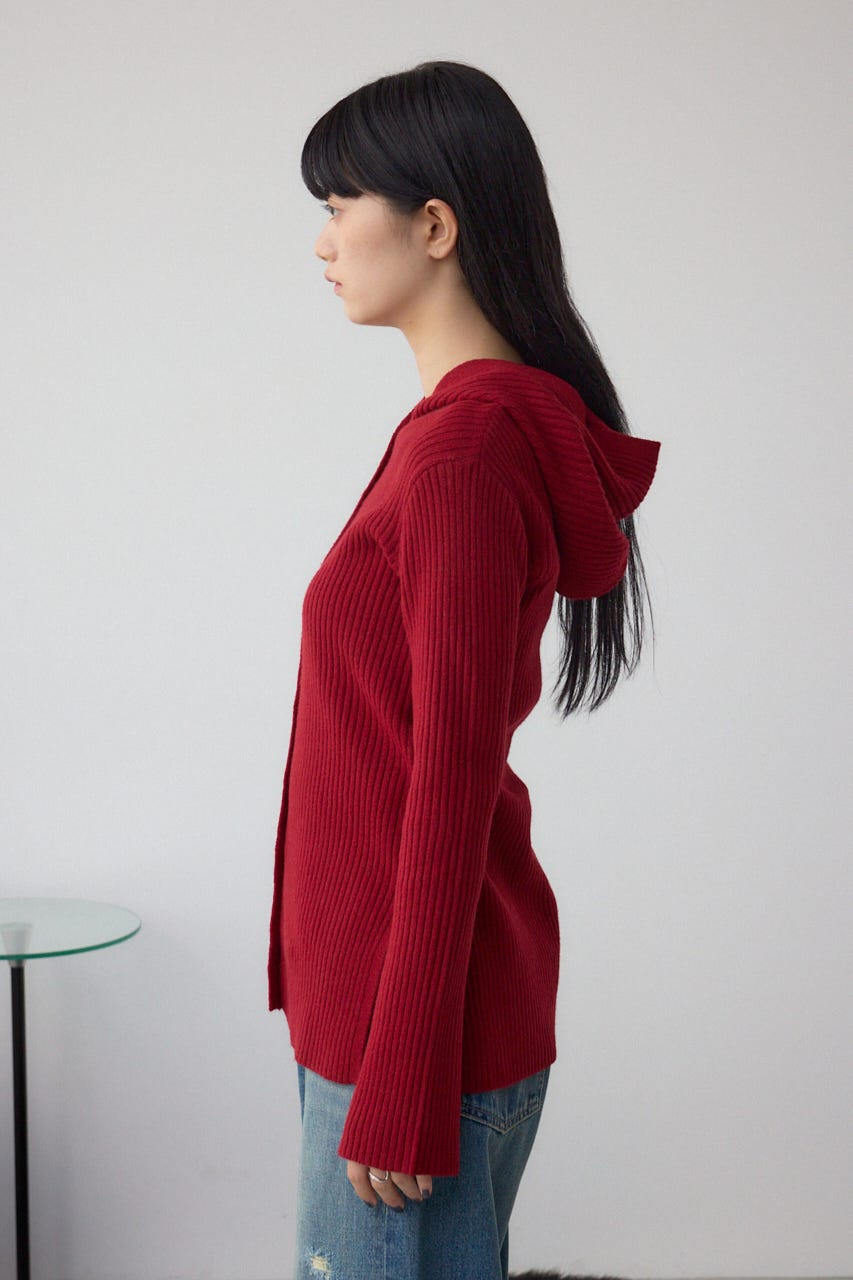 フーディーカーデ RED FREE