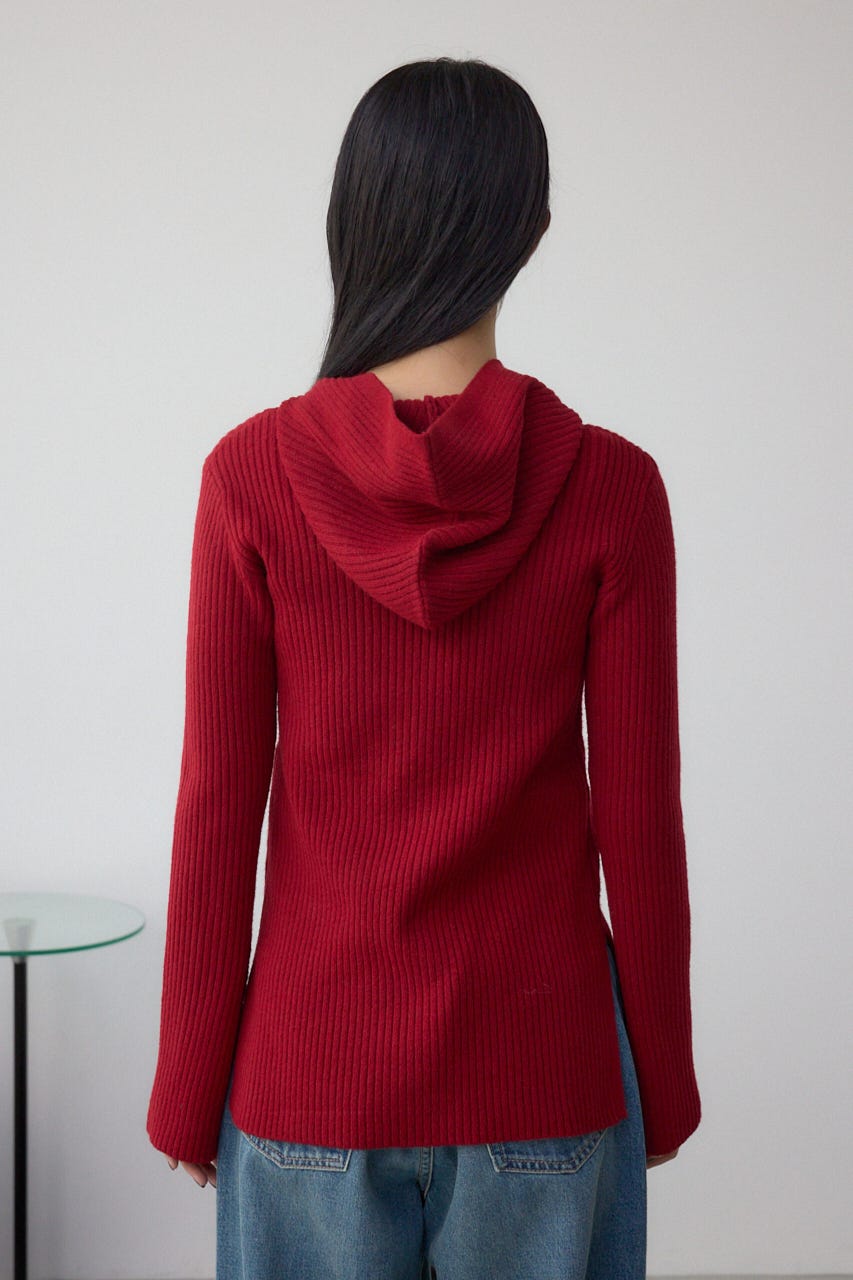 フーディーカーデ RED FREE