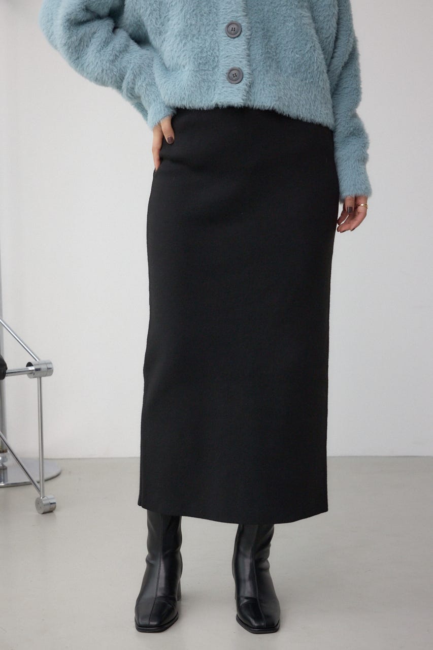 【関税なし】HOBBS ホッブス brea ウール フルスカート AZUL BY MOUSSY | スウェッターニットスカート (スカート(ロング