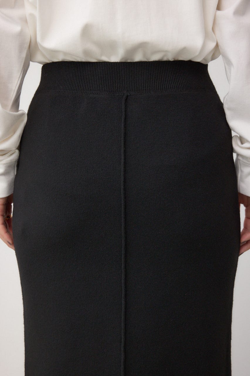 スウェッターニットスカート BLK FREE