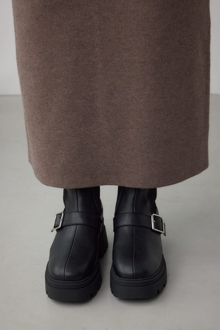 スウェッターニットスカート BRN FREE