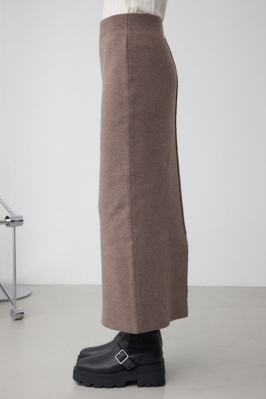 スウェッターニットスカート BRN FREE