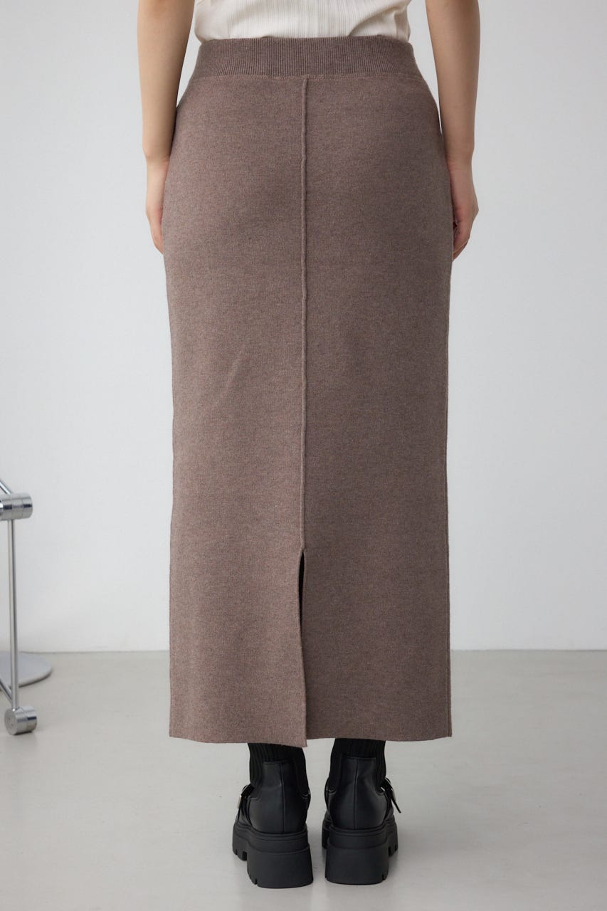 スウェッターニットスカート BRN FREE