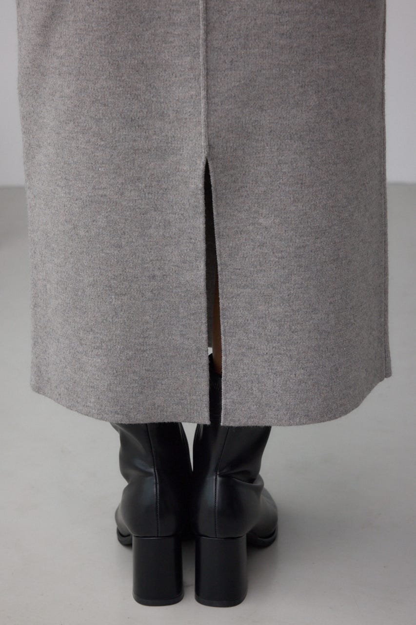 スウェッターニットスカート T.GRY FREE