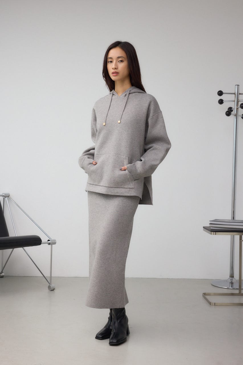 スウェッターニットスカート T.GRY FREE