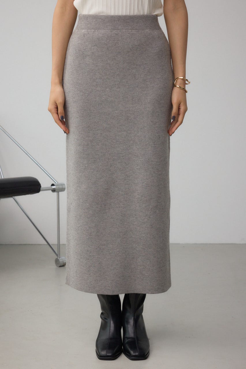 スウェッターニットスカート T.GRY FREE