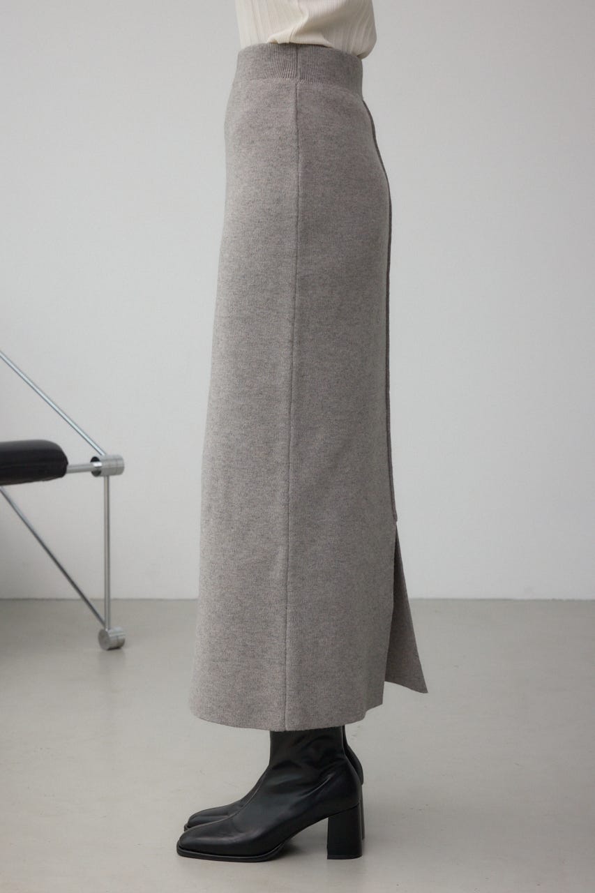 スウェッターニットスカート T.GRY FREE