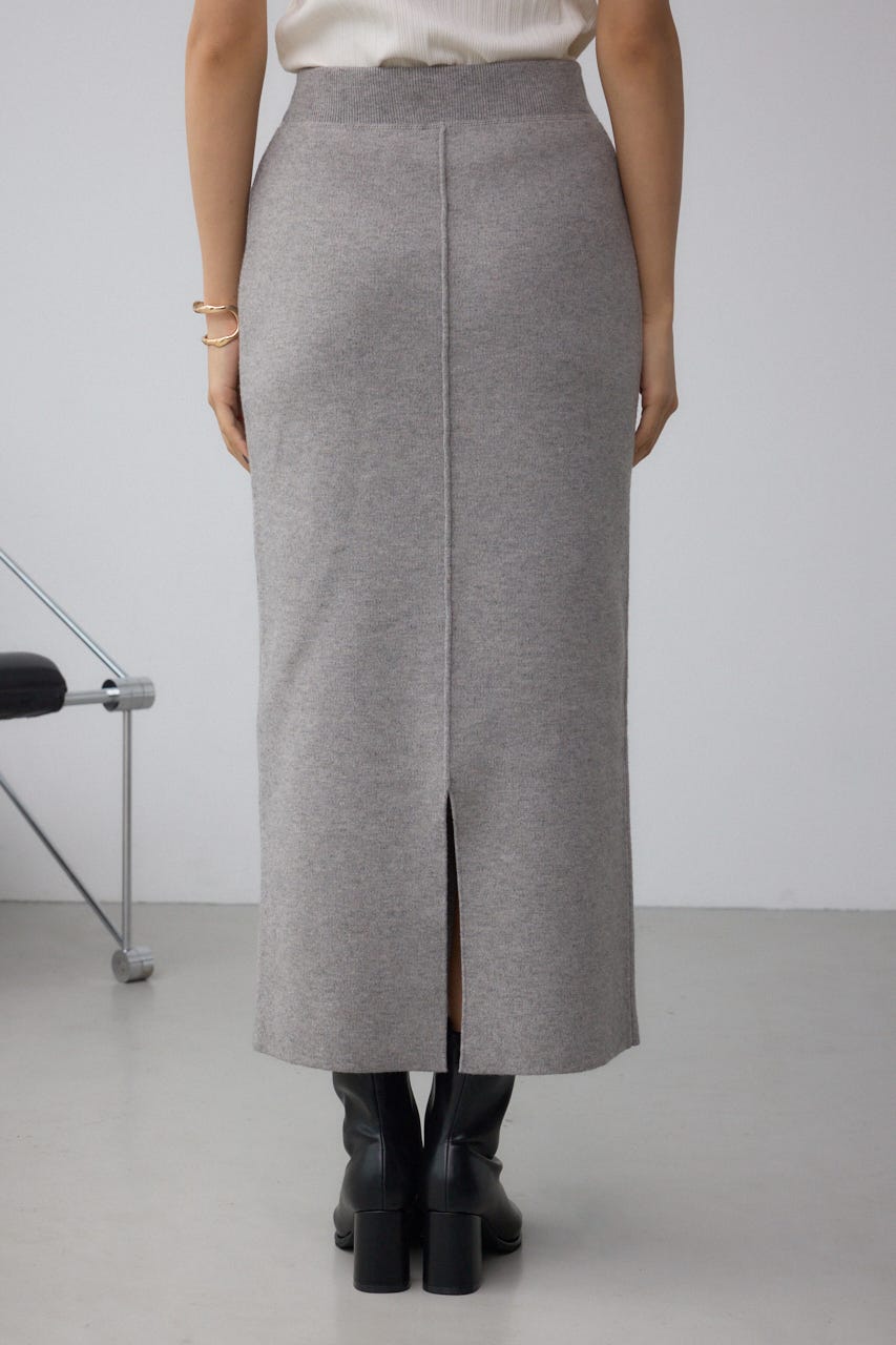スウェッターニットスカート T.GRY FREE