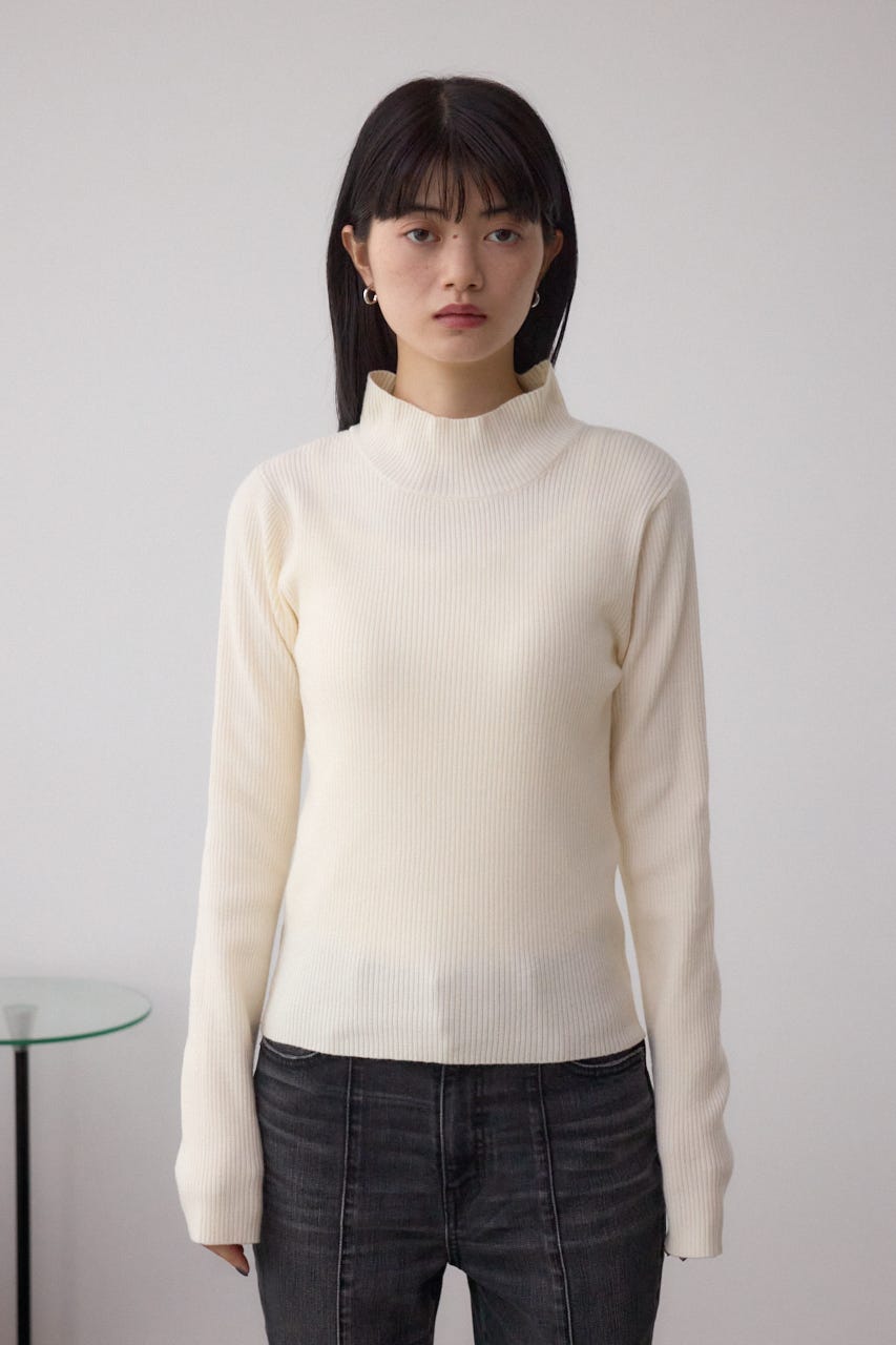 【セットアイテム】ライン柄ニットキャミワンピセット BLK M