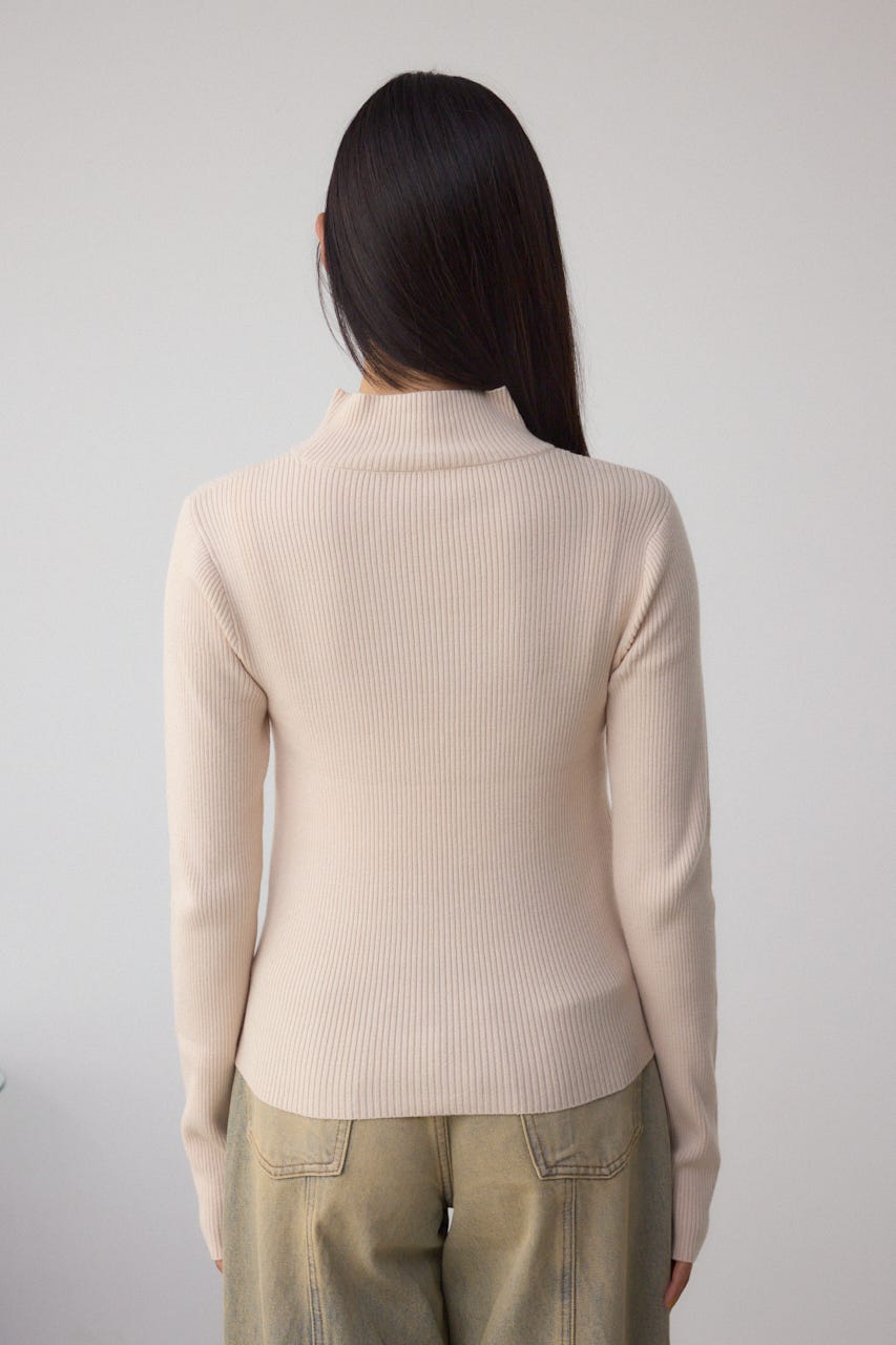 【セットアイテム】ライン柄ニットキャミワンピセット C.GRY M