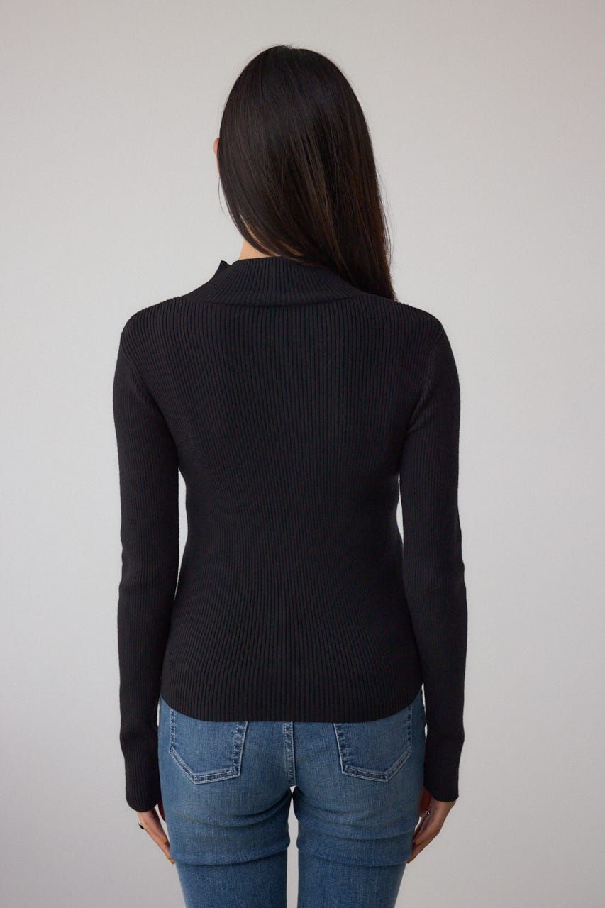 【セットアイテム】ライン柄ニットキャミワンピセット IVOY M