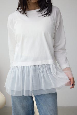 アソートレイヤードペプラムトップス