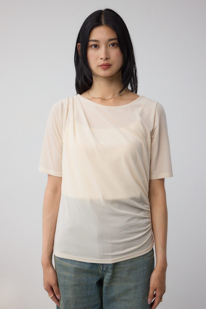 AZUL BY MOUSSY | ベロアカットトップス (Tシャツ・カットソー