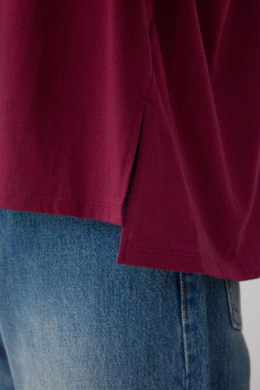 ギャザースリーブカットトップス D/RED FREE