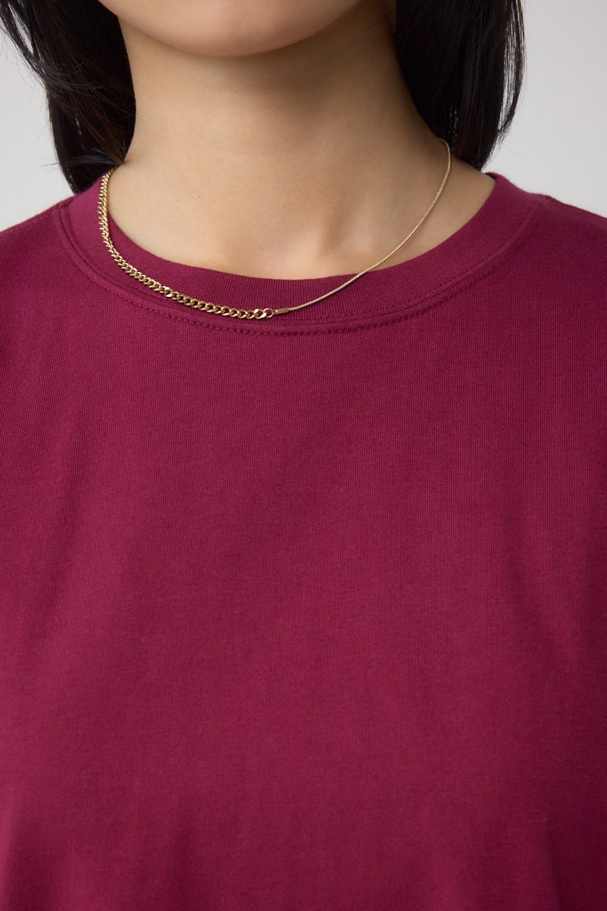 ギャザースリーブカットトップス D/RED FREE