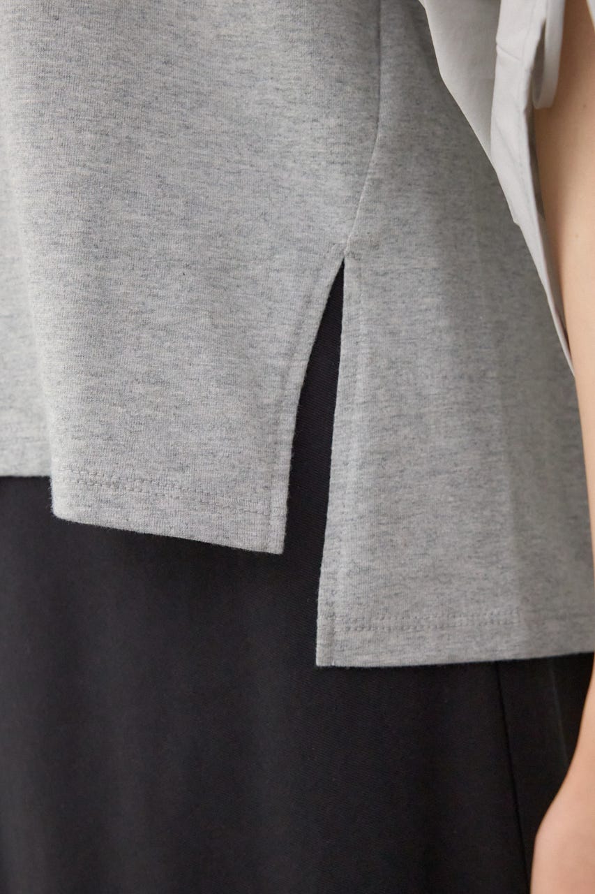 ギャザースリーブカットトップス T.GRY FREE