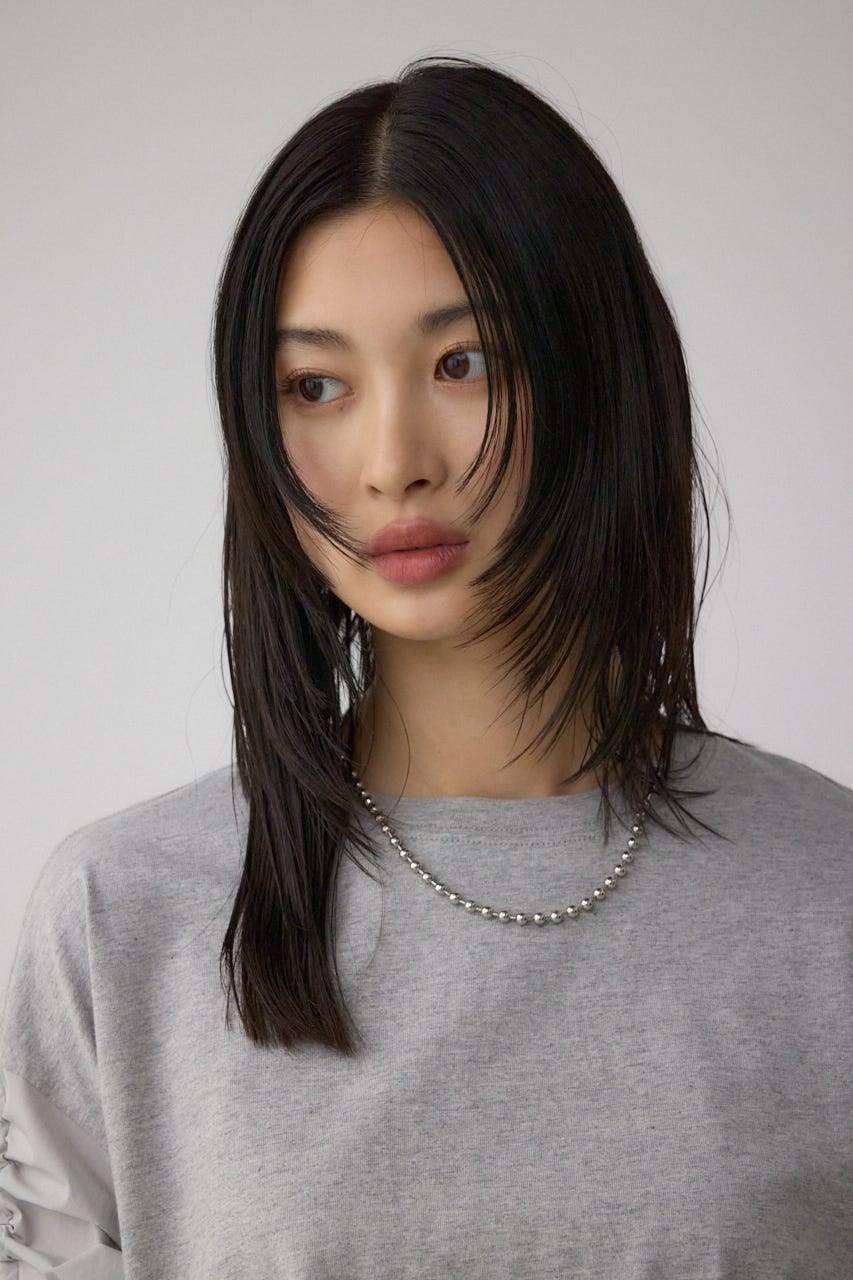 ギャザースリーブカットトップス T.GRY FREE