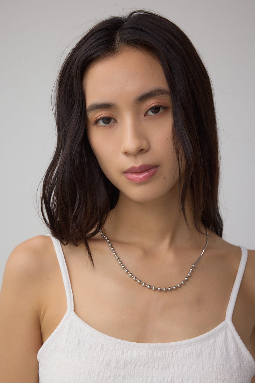 ニュアンスリブキャミソール O/WHT S