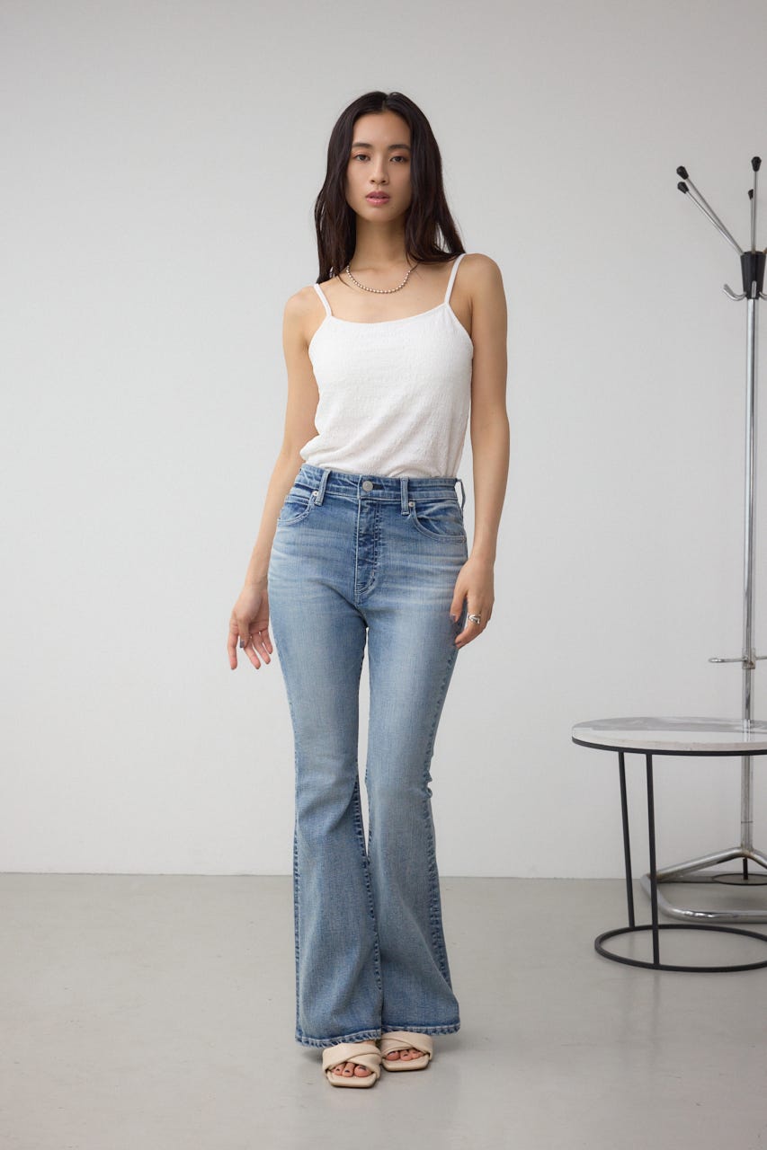 ニュアンスリブキャミソール O/WHT S