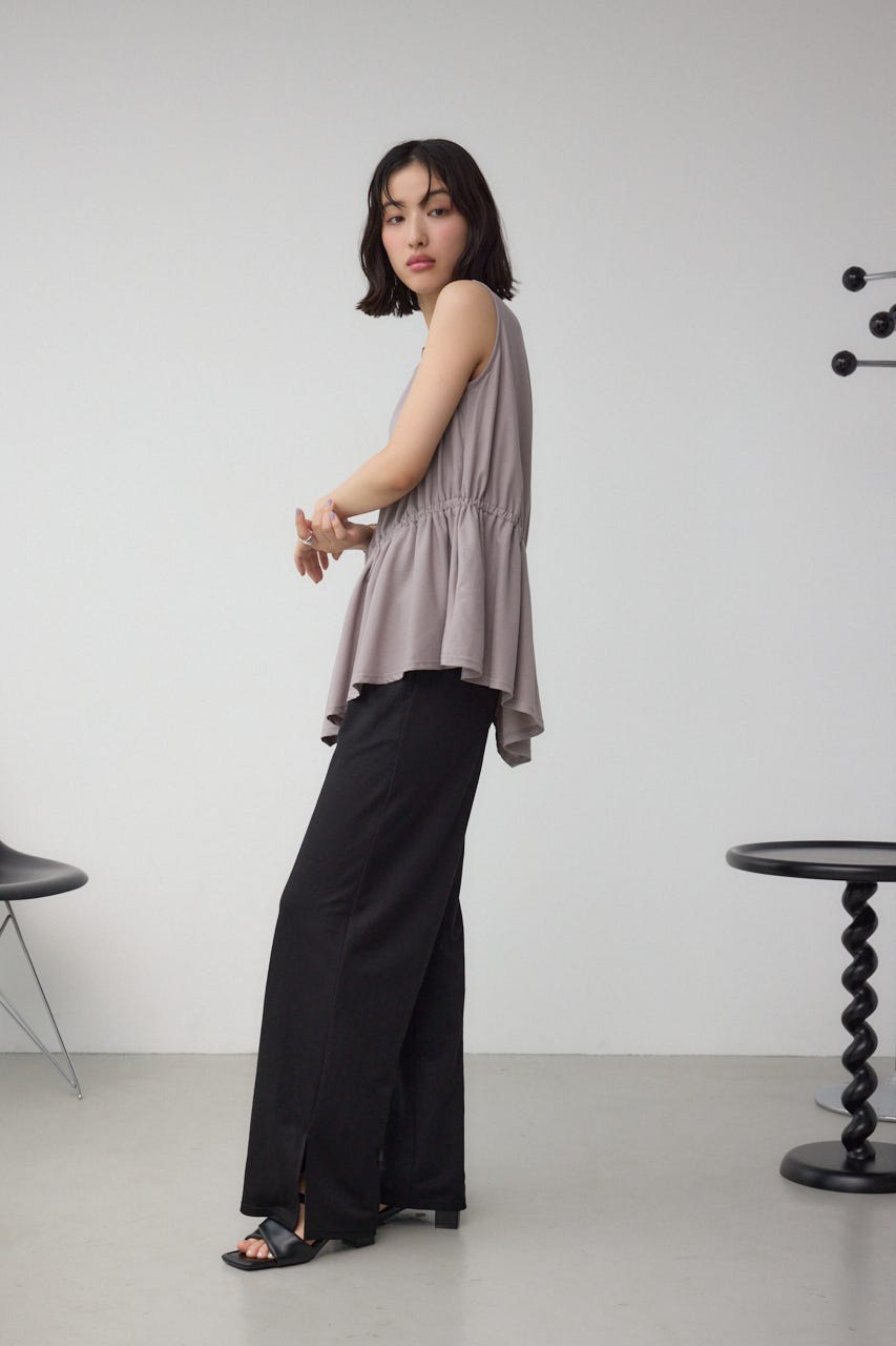 AZUL BY MOUSSY | C/T冷感アシメギャザートップス (タンクトップ