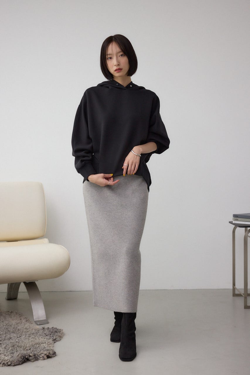 フハクドッキングパーカー BLK FREE