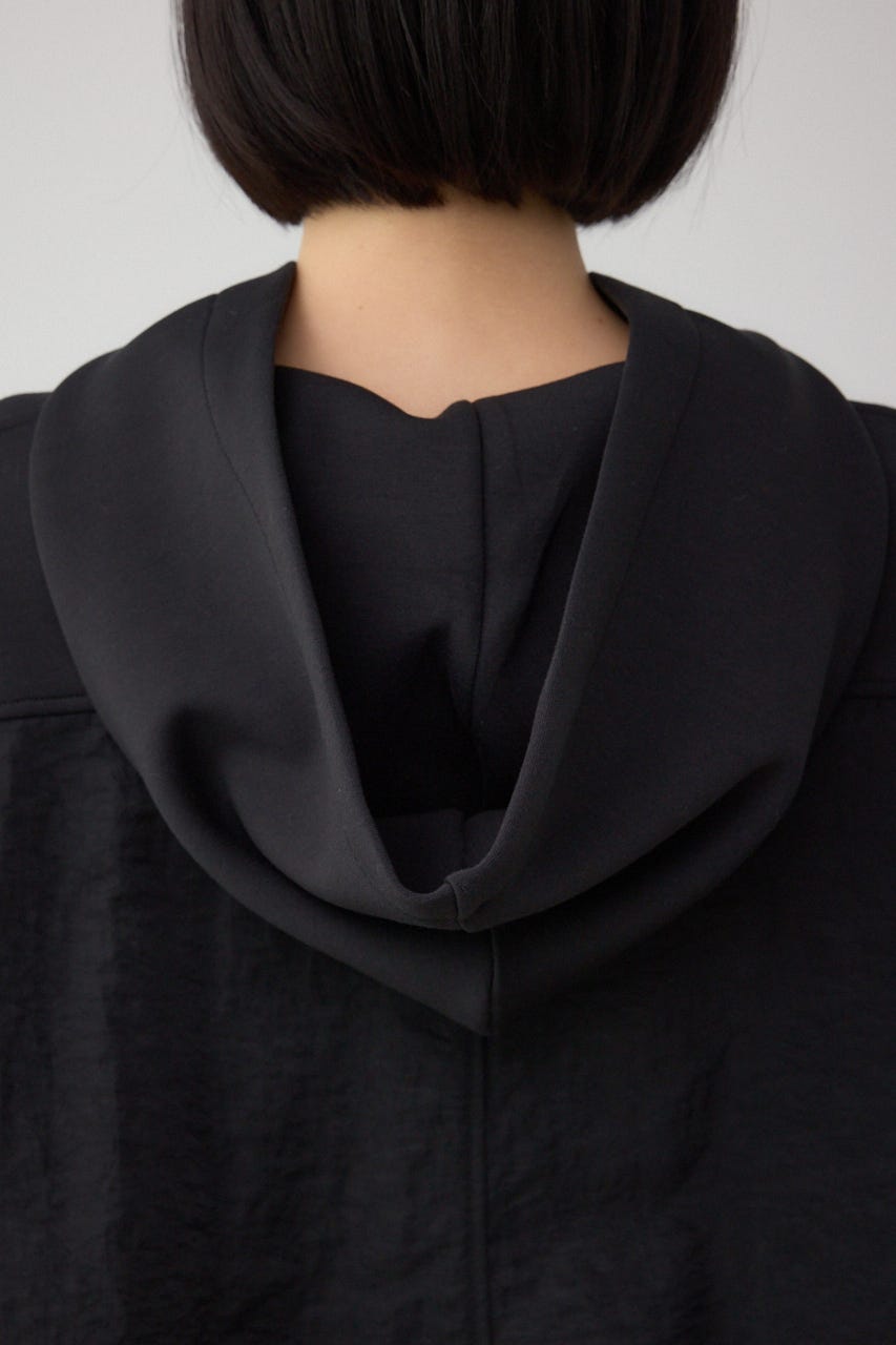 フハクドッキングパーカー BLK FREE