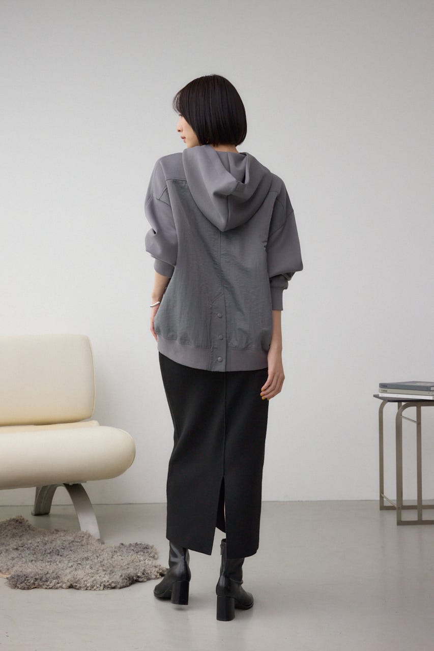 フハクドッキングパーカー C.GRY FREE