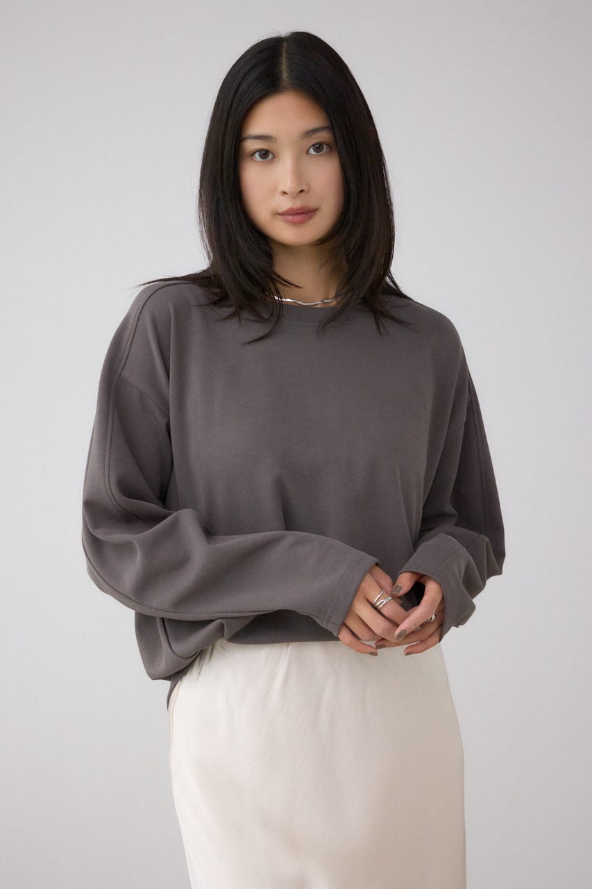ルグランブルー、コクーン型カットソー AZUL BY MOUSSY | コクーンカットロングスリーブトップス (T