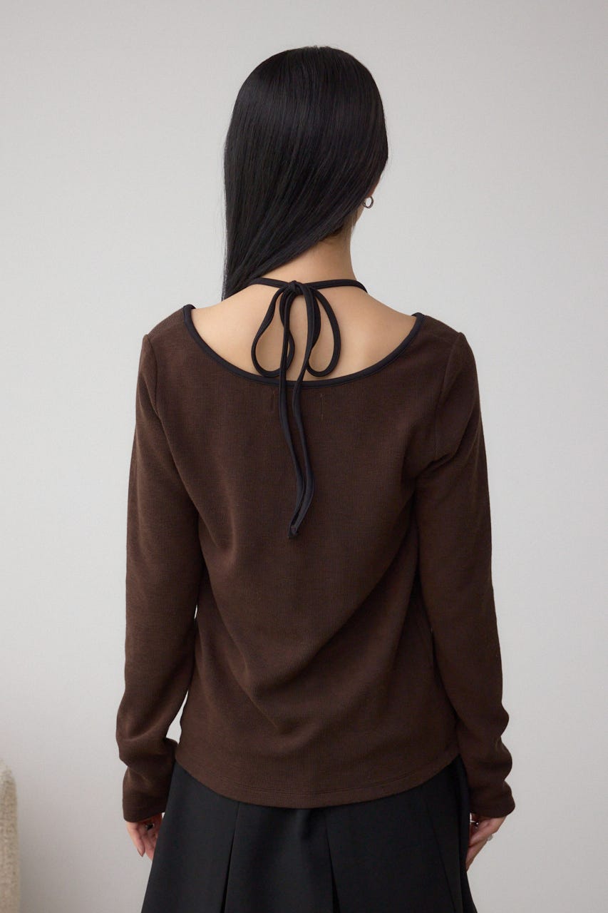 ホルターレイヤードトップス BRN FREE