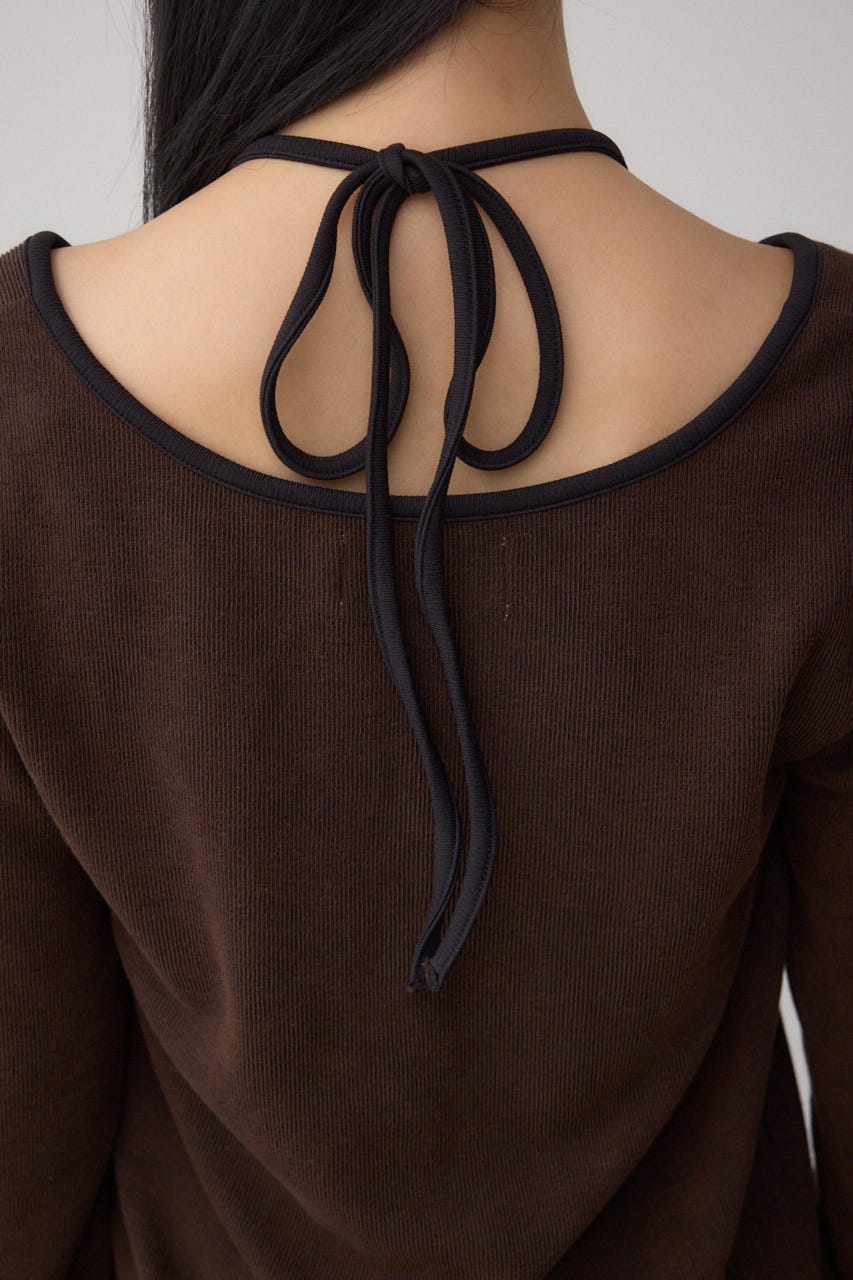 ホルターレイヤードトップス BRN FREE